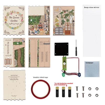 Бук нук Таємний сад Румбокс Book Nook The Secret Garden - фото 3