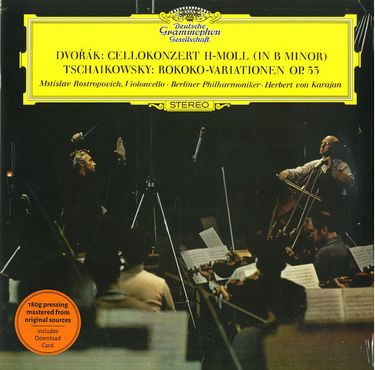 Antonin Dvorak, Pyotr Ilyich Tchaikovsky, Mstislav Rostropovich - Cellokonzert H-Moll/Rokoko-Variationen - фото 1