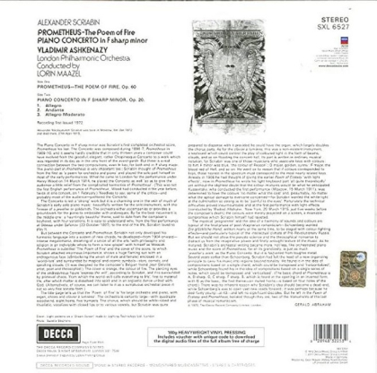 Scriabin, Lorin Maazel – Prometheus - The Poem Of Fire / Piano Concerto In F Sharp Minor - фото 2 Scriabin, Lorin Maazel – Prometheus - The Poem Of Fire / Piano Concerto In F Sharp Minor - фото 2