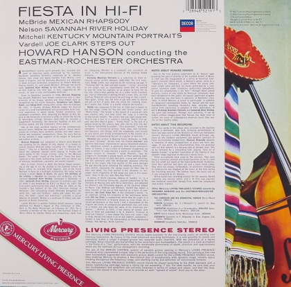 Howard Hanson, Eastman-Rochester Orchestra &ndash; Fiesta In Hi-Fi - фото 2