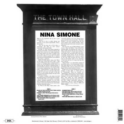 Nina Simone – Nina Simone At Town Hall - фото 2 Nina Simone – Nina Simone At Town Hall - фото 2