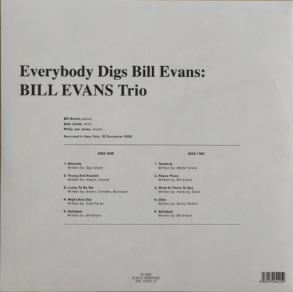 Bill Evans Trio &ndash; Everybody Digs Bill Evans - фото 2