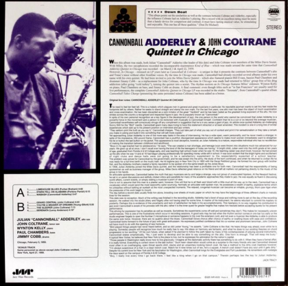 Cannonball Adderley, John Coltrane &ndash; Quintet In Chicago - фото 2