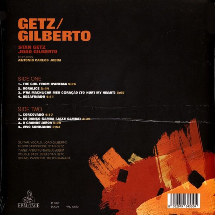 Stan Getz / Joao Gilberto Featuring Antonio Carlos Jobim &ndash; Getz / Gilberto - фото 2