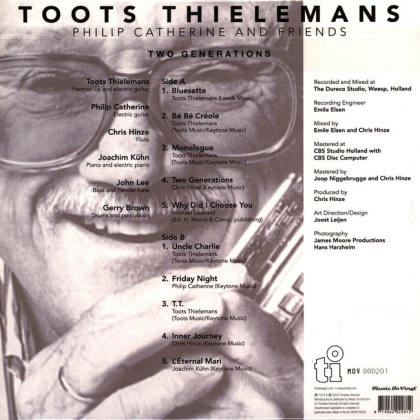 Toots Thielemans, Philip Catherine And Friends &ndash; Two Generations - фото 2