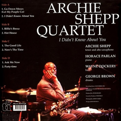 Archie Shepp Quartet - I Didn&#039;t Know About You - фото 2