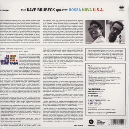 The Dave Brubeck Quartet &ndash; Bossa Nova U.S.A. - фото 2