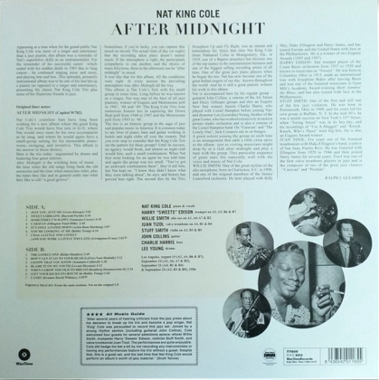 Nat &#039;King&#039; Cole And His Trio &ndash; After Midnight - фото 2