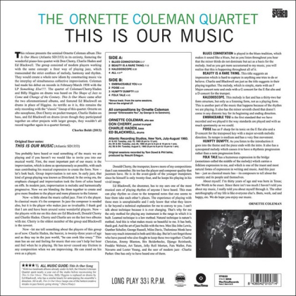 The Ornette Coleman Quartet &ndash; This Is Our Music - фото 2
