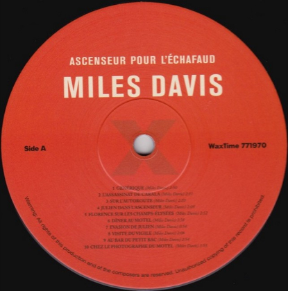 Miles Davis &ndash; Ascenseur Pour L&#039;Echafaud - фото 3