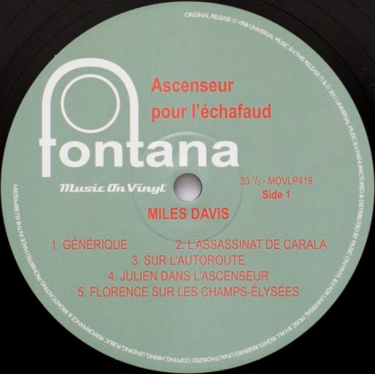 Miles Davis &ndash; Ascenseur Pour L&#039;Echafaud - фото 5