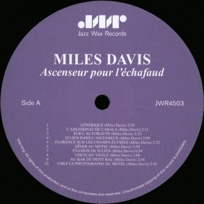 Miles Davis &ndash; Ascenseur Pour L&#039;echafaud - фото 3