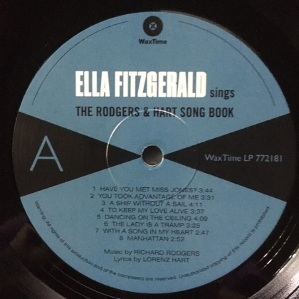 Ella Fitzgerald &ndash; Sings The Rodgers &amp; Hart Song Book - фото 3