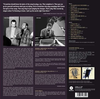 Lester Young Quartet &ndash; Collates - фото 2
