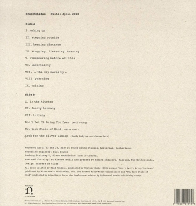 Brad Mehldau &ndash; Suite: April 2020 - фото 2
