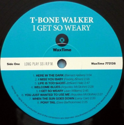 T-Bone Walker &ndash; I Get So Weary - фото 3