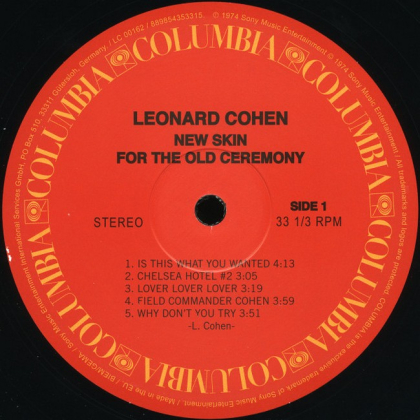 Leonard Cohen &ndash; New Skin For The Old Ceremony - фото 3