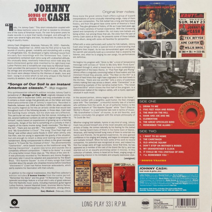 Johnny Cash &ndash; Songs Of Our Soil - фото 2