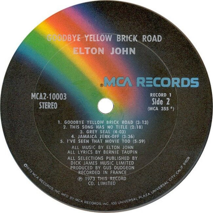 Elton John - Goodbye Yellow Brickroad - фото 4