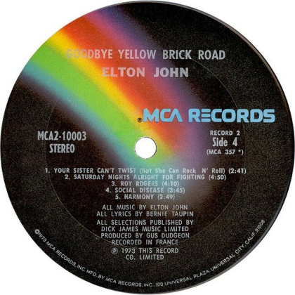 Elton John - Goodbye Yellow Brickroad - фото 6