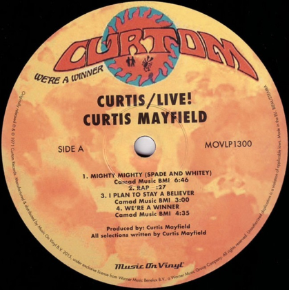 Curtis Mayfield &ndash; Curtis / Live! - фото 4
