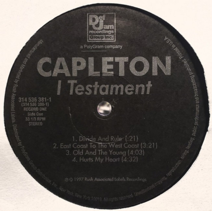 Capleton &ndash; I Testament  - фото 3