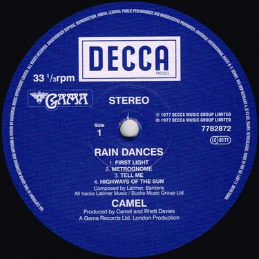Camel - Rain Dances - фото 3