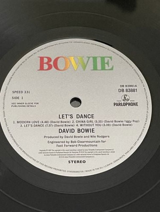 David Bowie - Let&#039;s Dance - фото 3