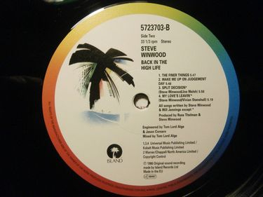 Steve Winwood - Back In The High Life - фото 4