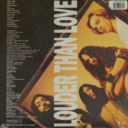 Soundgarden – Louder Than Love - фото 2 Soundgarden – Louder Than Love - фото 2