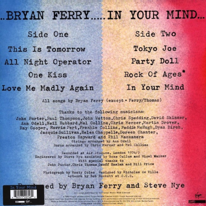 Bryan Ferry &ndash; In Your Mind - фото 2