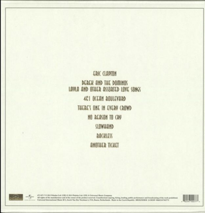 Eric Clapton &ndash; The Studio Album Collection 1970-1981 - фото 2