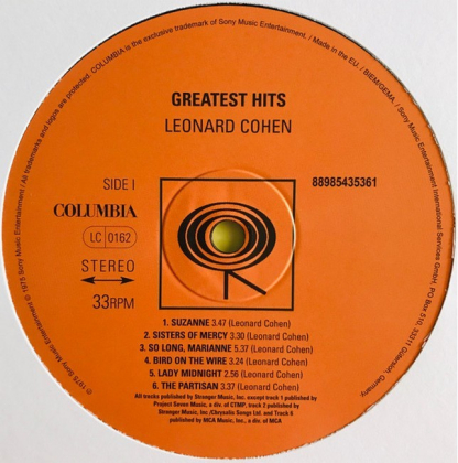 Leonard Cohen – Greatest Hits - фото 3 Leonard Cohen – Greatest Hits - фото 3