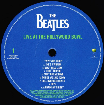 The Beatles &ndash; Live At The Hollywood Bowl - фото 3