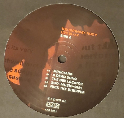 The Birthday Party – Live 81-82 - фото 3 The Birthday Party – Live 81-82 - фото 3