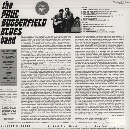 The Paul Butterfield Blues Band &ndash; The Paul Butterfield Blues Band - фото 2
