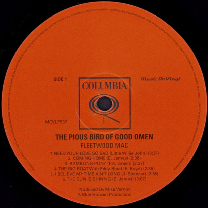 Fleetwood Mac &ndash; The Pious Bird Of Good Omen - фото 3