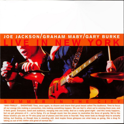 Joe Jackson / Graham Maby / Gary Burke &ndash; Summer In The City - Live In New York - фото 1