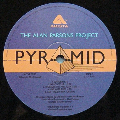 The Alan Parsons Project &ndash; Pyramid - фото 3