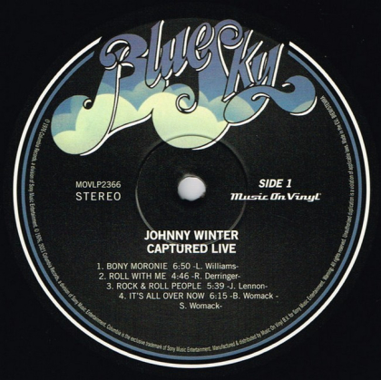 Johnny Winter &ndash; Captured Live! - фото 3