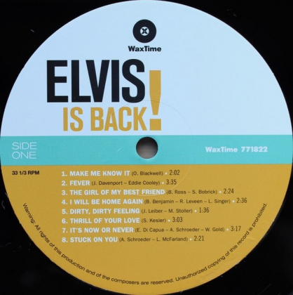 Elvis Presley &ndash; Elvis Is Back - фото 3