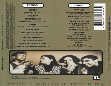 The Prodigy &ndash; Experience Expanded: Remixes &amp; B-Sides - фото 2