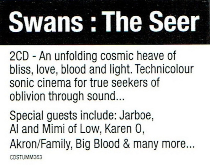 Swans &ndash; The Seer - фото 4