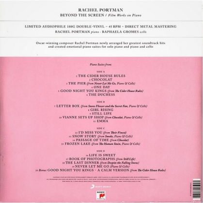 Rachel Portman &ndash; Beyond The Screen / Film Works On Piano - фото 2