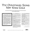 Nat King Cole – The Christmas Song - фото 2 Nat King Cole – The Christmas Song - фото 2
