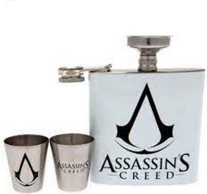 Набор Фляга з Чарками ASSASSIN&rsquo;S CREED в упаковці - фото 1