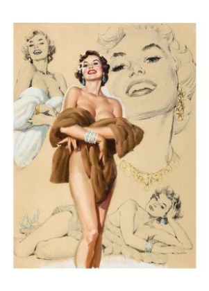 AL BUELL. Glamour Pin-Up Study - фото 1