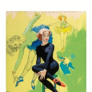 AL BUELL. Pin-Up In Blue