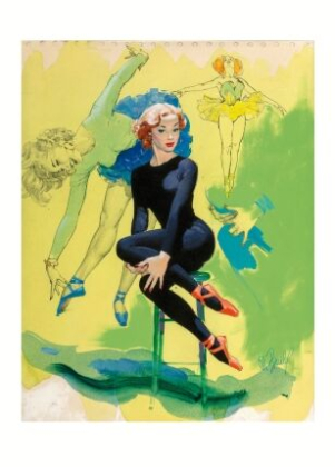 AL BUELL. Pin-Up In Blue - фото 1