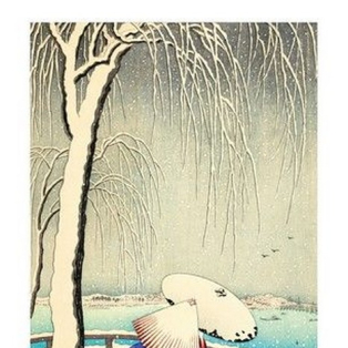 Two Women in Snow on Yanagi Bridge, 1927